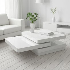 Soffbord Wigtown Vit 80x80x36cm