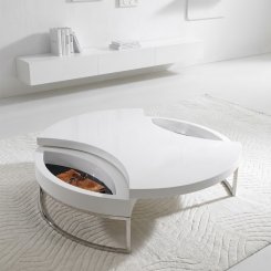 Soffbord Lancaster Vit 120x120x36cm
