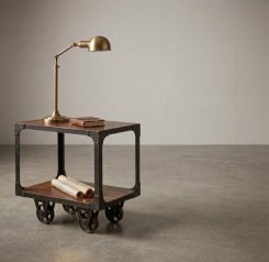 Soffbord Royal Akacia-brun 50x30x50cm