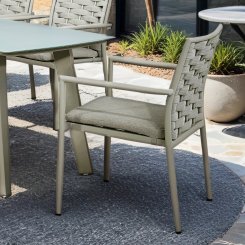 Matgrupp Gullholmen Grå bord + 6 stolar