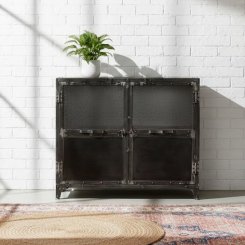 Skänk Weld Svart metall B100xD45xH85cm