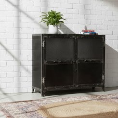 Skänk Weld Svart metall B100xD45xH85cm