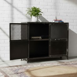 Skänk Weld Svart metall B100xD45xH85cm