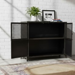 Skänk Weld Svart metall B100xD45xH85cm