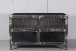 TV bänk Gauge Svart metall B100xD50xH60cm