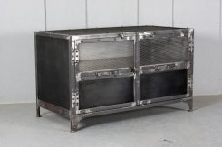 TV bänk Gauge Svart metall B100xD50xH60cm