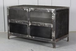 TV bänk Gauge Svart metall B100xD50xH60cm
