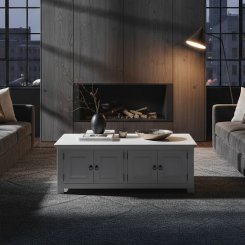 Soffbord Medford Vit 135x75x50cm