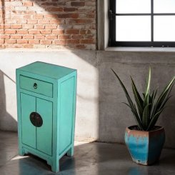 Sängbord Sichuan Turkos 40x28x80cm