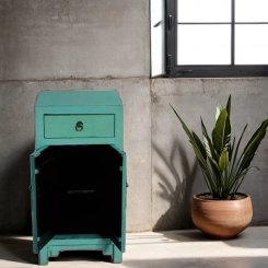 Sängbord Sichuan Turkos 40x28x80cm