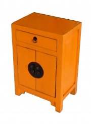 Sängskåp Gansu Orange 40x28x60cm