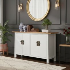 Skänk Kam Vit 140x38x76cm