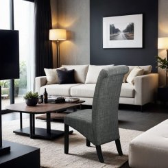 Matgrupp Etched-Grace Bord + 6 stolar