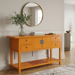 Console Harbin skänk Orange B150xD45xH85cm