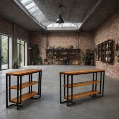 Console Buckland Akacia 150x35x89cm