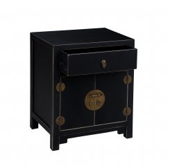 Sängskåp Yunnan Svart 50x40x60cm