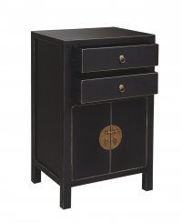 Sängskåp Shanxi Svart 50x40x80cm