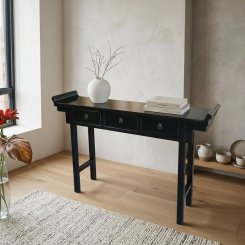 Skänk Weihai Svart B146xD33xH91cm