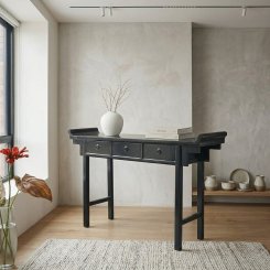 Skänk Weihai Svart B146xD33xH91cm