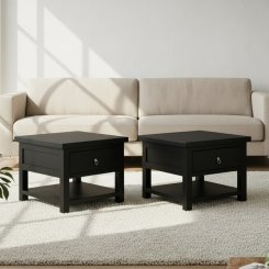 Soffbord Näsby Svart 60x60x50cm