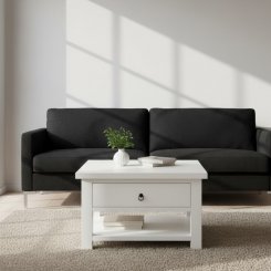 Soffbord Ljusterö Vit 80x80x50cm