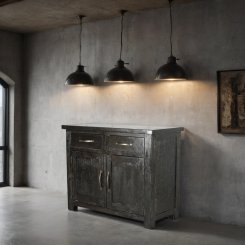 Skänk Churian Black wash 110x50x87cm