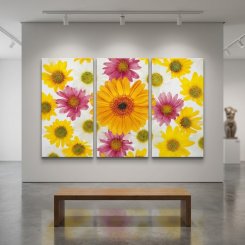 canvastavla blommor
