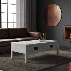 Soffbord Charcol Vit 135x75x50cm