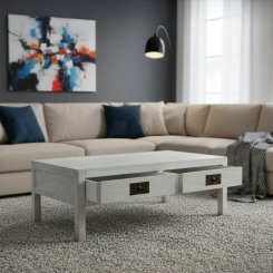 Soffbord Charcol Vit 135x75x50cm
