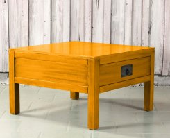 Soffbord Rizahou Orange lådor 80x80x50cm