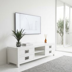 TV bänk Ongzou Vit 180x50x50cm