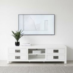 TV bänk Ongzou Vit 180x50x50cm