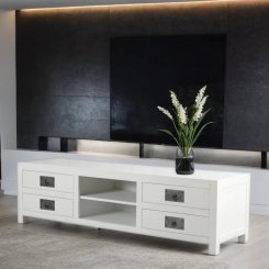 TV bänk Ongzou Vit 180x50x50cm