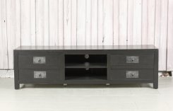 TV bänk Kvirzou Svart 180x50x50cm