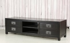 TV bänk Kvirzou Svart 180x50x50cm