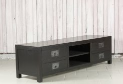 TV bänk Kvirzou Svart 180x50x50cm