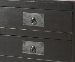 TV bänk Kvirzou Svart 180x50x50cm