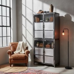 Skåp Bounce metall B90xD40xH195cm