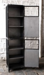 Skåp Class Svart metall B50xD40xH195cm