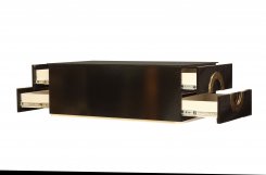 Soffbord Winwick Svart (svart glastopp) 110x60x39cm