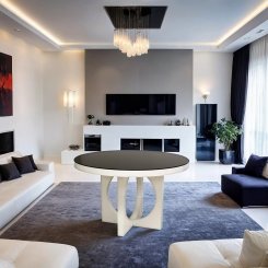 Matgrupp Brandon-Perugia Bord + 4 stolar