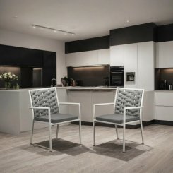 Matgrupp Gullholmen Vit bord + 6 stolar