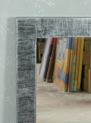 Spegel Gelda Silver-Svart 60x180cm