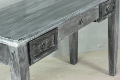 Skrivbord Hance Silver-Svart 120x50x76cm