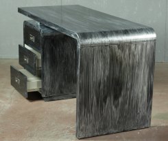 Skrivbord Bigg Silver-Svart 140x60x76cm
