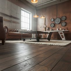 Soffbord Poling Akacia-brun 115x60x40cm