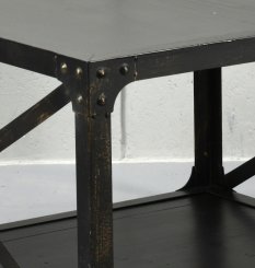 Soffbord Icy Industri svart 80x80x50cm