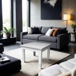 Soffbord Gunnarsbo Vit 60x60x50cm