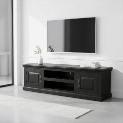 TV bänk Lazou Svart 146x50x45cm