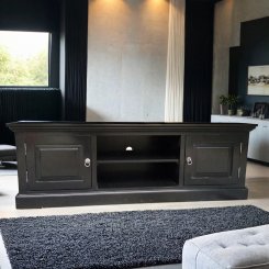 TV bänk Årskogen Svart 150x50x50cm